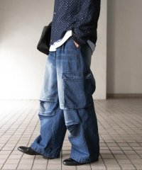 SENSE OF PLACE by URBAN RESEARCH/デニムカーゴパンツ/507998124