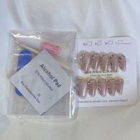 shoppinggo/ショッピングゴー shoppinggo ネイルチップ ショート シンプル ブライダル ハート つけ爪 ネイルアート アートチップ デコチップ オーバル ウエディ/507998539