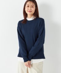 Petit Honfleur/プチ オンフルール Petit Honfleurスウェットライクニットプルオーバー/507998655
