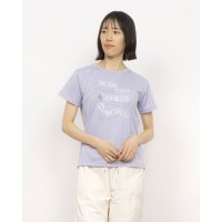 DISNEY/ディズニー Disney レディース 半袖機能Tシャツ iCOOL 遮熱UV グラフィックTシャツ タイポ TRDN－9A22205TS/507999005