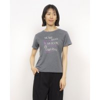 DISNEY/ディズニー Disney レディース 半袖機能Tシャツ iCOOL 遮熱UV グラフィックTシャツ タイポ TRDN－9A22205TS/507999006
