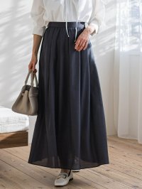 LAUTREAMONT/ロートレアモン LAUTREAMONT シアーフレアースカート≪洗濯機で洗える≫/507999207