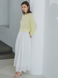 LAUTREAMONT/ロートレアモン LAUTREAMONT シアーフレアースカート≪洗濯機で洗える≫/507999207