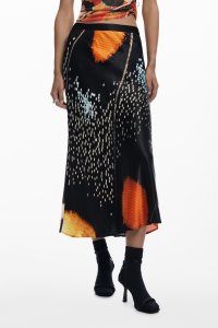 Desigual/デシグアル Desigual FALBISCUITLACROIX スカートひざ丈/507999226