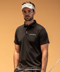 LUXEAKMPLUS/リュクスエイケイエムプラス LUXEAKMPLUS ゴルフ ヘムロゴ 半袖ポロシャツ(吸水速乾 / UVカット)/507999296