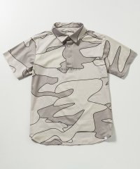 LUXEAKMPLUS/リュクスエイケイエムプラス LUXEAKMPLUS ゴルフ カモ柄 半袖ポロシャツ(吸水速乾 / UVカット)/507999300
