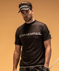LUXEAKMPLUS/リュクスエイケイエムプラス LUXEAKMPLUS ゴルフ バックロゴ 半袖モックネックTシャツ(吸水 / UVカット / 冷感)/507999303