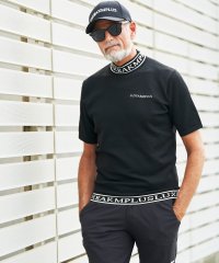 LUXEAKMPLUS/リュクスエイケイエムプラス LUXEAKMPLUS ゴルフ カラーロゴ 半袖モックネックTシャツ(吸湿 / UVカット / 遮熱)/507999304