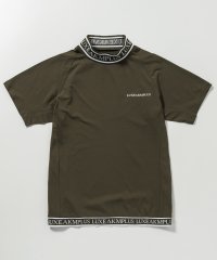LUXEAKMPLUS/リュクスエイケイエムプラス LUXEAKMPLUS ゴルフ カラーロゴ 半袖モックネックTシャツ(吸湿 / UVカット / 遮熱)/507999304