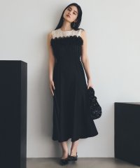VIS/【VIS DRESS】チュールフラワードッキングワンピース/507999371