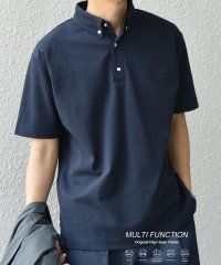 SHIPS any MEN/SHIPS any:〈接触冷感/遮熱/UVカット機能等〉サマーファンクション 鹿の子 ボタンダウンポロシャツ◆/505970272
