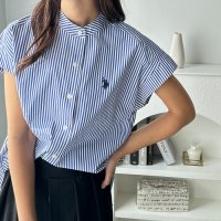 GeeRA/ジーラ GeeRA 【U．S． POLO ASSN．】バンドカラー半袖シャツブラウス/505991767