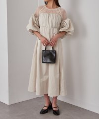 MAISON BREEZE/メゾンブリーズ MAISON BREEZE T/Nタフタ×チュール ドッキングワンピース XNN/506674101