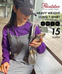 Printstar/プリントスター Printstar 5.6オンス ヘビーウェイト Tシャツ ロンT 長袖 クルーネック ユニセックス 推し活 無地 00102/507816298