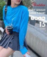 Printstar/プリントスター Printstar 5.6オンス ヘビーウェイト Tシャツ ロンT 長袖 クルーネック ユニセックス 推し活 無地 00102/507816298