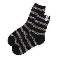 Robert P.Miller/ロバート・ピー・ミラー Robert P. Miller Robert P. Miller ミラー Crew length border socks ソックス/507839604