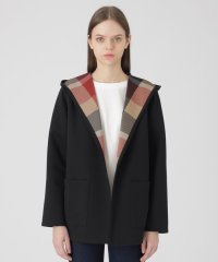 BLUE LABEL CRESTBRIDGE/クレストブリッジチェックリバーシブルダンボールミディ丈コーディガン/507868691