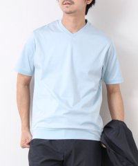 NOLLEY’S goodman/《ビジカジ対応》シルケットスムース Vネック ドレスTシャツ 25SS/507966913