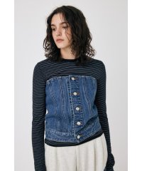 moussy/DENIM BARE ビスチェ/507993908