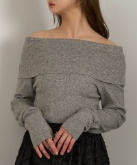 MAGASIN DE MODE Chou Chou/マガジンデモードシュシュ MAGASIN DE MODE Chou Chou オフショルダーニットトップス XNN/507999265