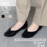 Cool Sapphire/クールサファイア COOL SAPPHIRE 【日本製】COOL SAPPHIRE アーモンドトゥ フラットパンプス/508000250