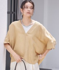 SHIPS WOMEN/【一部WEB限定】〈手洗い可能〉IMPERIAL LINEN スキッパー ブラウス/508000818