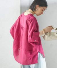 SHIPS WOMEN/【一部WEB限定】〈手洗い可能〉IMPERIAL LINEN スキッパー ブラウス/508000818