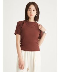 emmi atelier/ホルターネックレイヤードカットトップス/508001499