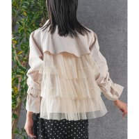 mili an deni/ミリアンデニ mili an deni バックチュールショートトレンチコート/508001521