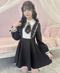 ROJITA/ロジータ ROJITA ロゴ入りネクタイ付きスリーブデザインワンピース/508001655
