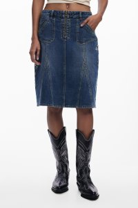 Desigual/デシグアル Desigual WEST デニムスカートひざ丈/508001709