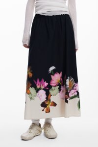 Desigual/デシグアル Desigual フラワーミディスカート/508001711