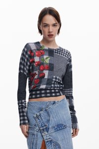 Desigual/デシグアル Desigual JERSIRONIC FRUITMULHA プルオーバーロングスリーブ/508001712