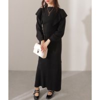 Lace Ladies/レースレディース Lace Ladies 2点セット バックリボン フリル リブ ニット トップス スカート セットアップ/508001851