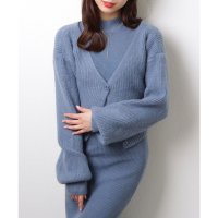 Lace Ladies/レースレディース Lace Ladies 【2点セット】プチハイネック ノースリーブ マーメイド ロング ニット ワンピース/508001853