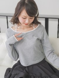 Emsexcite/エムズエキサイト ems excite リボン付きシャーリングCT/508002002