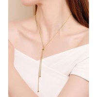 Lace Ladies/レースレディース Lace Ladies スライダータイ シンプル ロング チタン ネックレス/508002065