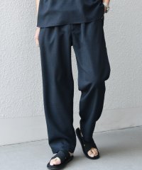 SHIPS any MEN/SHIPS any:〈洗濯機可能〉リネンライク セミワイド パンツ(セットアップ対応) 25SS◆/508002233