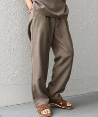 SHIPS any MEN/SHIPS any:〈洗濯機可能〉リネンライク セミワイド パンツ(セットアップ対応) 25SS◆/508002233