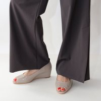 Fin/フィン Fin オープントゥウエッジパンプス【低反発スポンジ入り】/508002555
