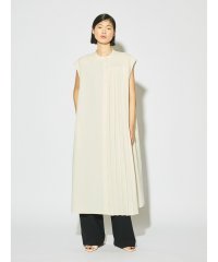 MIDIUMISOLID/MIDIUMISOLID for Ladies アシンメトリープリーツノースリーブワンピース/508002811