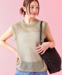 Rouge vif la cle/【JOHNBULL/ジョンブル】メッシュノースリーブトップス / タンクトップ/508002875