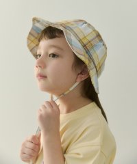 green label relaxing （Kids）/チェック バケットハット 紐付き/507955427