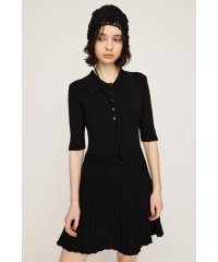 SLY/COLLARED PLEATS HG ショートワンピース/508000636