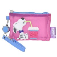 cinemacollection/シネマコレクション cinemacollection スヌーピー 小銭入れ＆定期入れ リール付きメッシュパスケース ドリンク ピーナッツ マリモクラフト ICカ/508003521