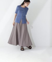 NATURAL BEAUTY BASIC/リネンライクフレアマキシスカート/508003733