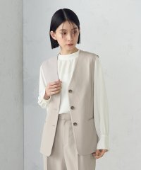 COMME CA ISM /【ＵＶカット・吸汗速乾・接触冷感】kireri　ストレッチドライツイル　ジレ/507929061