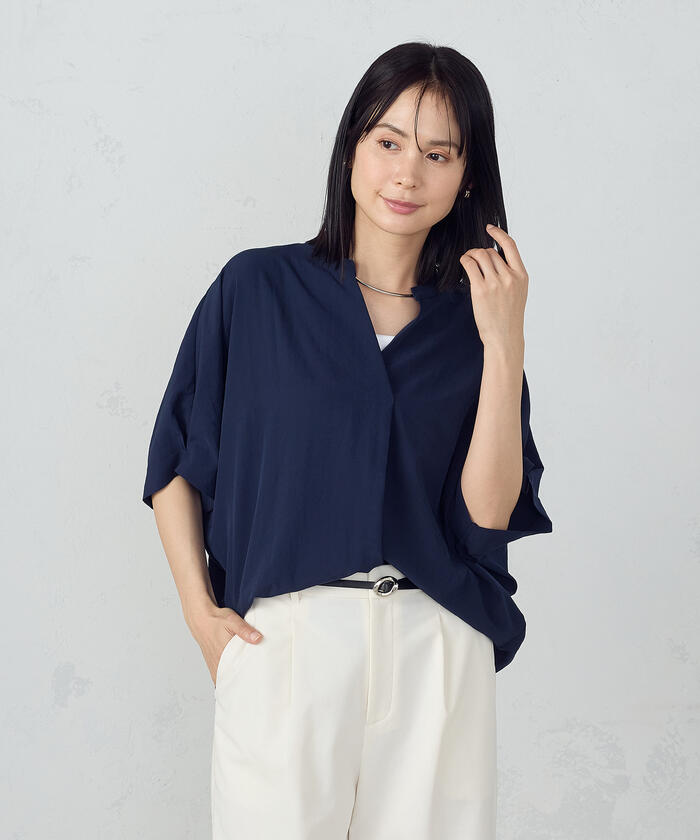 スキッパー Tブラウス(507929062) | コムサイズム(レディス スキッパー Tブラウス(507929062) | コムサイズム(レディス