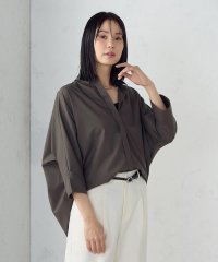 COMME CA ISM /バックデザイン　ニュアンス　オーバーサイズシャツ/507929065