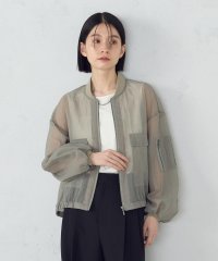 COMME CA ISM /ナイロンシアーリップストップ　MA－1 ブルゾン/507929069